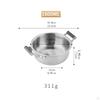 Korean Ramen Cooking Pot for Stovetop Use with Double Handles