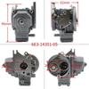 6E3-14301-05 Outboard Carburetor For Yamaha 2 Stroke 4HP 5HP Boat Engine Carb Replace With 6E3-14301-00 6E3-14301 P21BXM