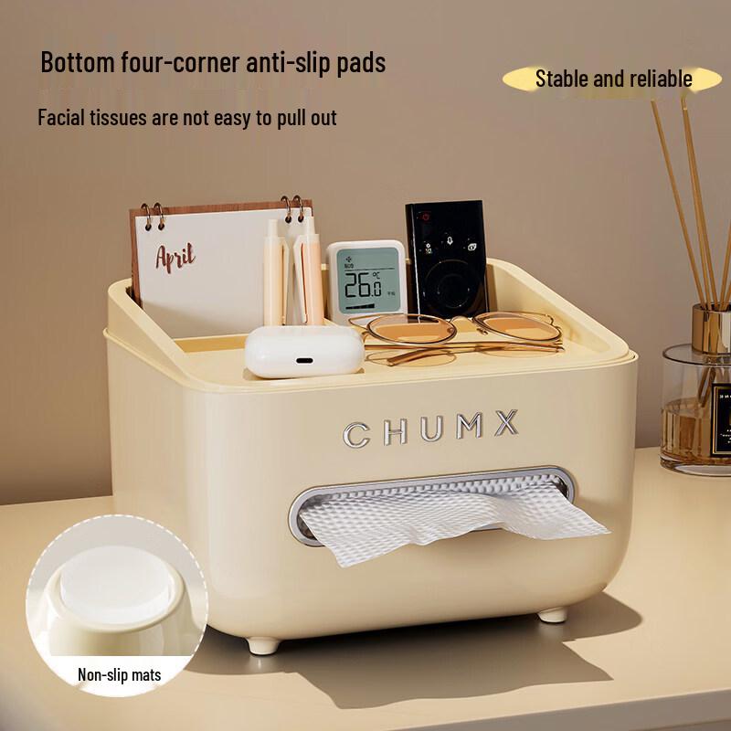 LIEI Bedside Organizer with Tissue Box