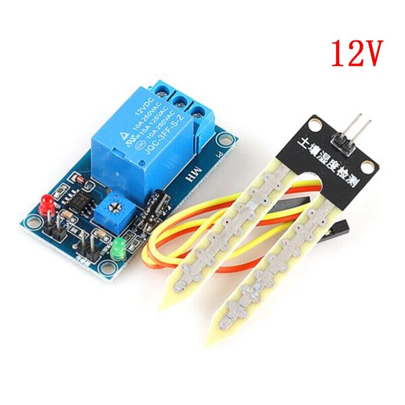 Capacitive Soil Moisture Sensor Module / Soil Humidity Digital Display Relay Control Module Automatic Watering For Arduino