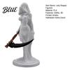 Stable Display Sculpture Lady Reaper Hooded Figure Sculpture Gothic Grim Statue with Sickle Figurine 3D Printed Robe Women for Office Home Bookshelf