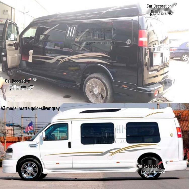 GMC Savana Business Star Decorative Car Stripes Decals