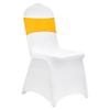 50 Sets Stretch Spandex Folding Chair Covers, Universal Fitted Chair Cover with Chair Sashes, Removable Washable Protective Slipcovers, for Wedding,