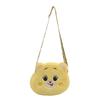 Cartoon Plush Bear Crossbody Travel Casual Shoulder Phone Purse Bag Portable Zipper Pouch