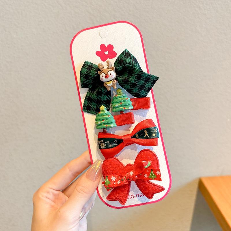 Children's Christmas Reindeer Headband - Cute Holiday Hair Accessory for Photos