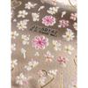 1Pc Spring And Summer Hot Stamping Flower Heart-Shaped Nail Art Stickers White Flowers, Hollow Heart-Shaped Nail Art Decal