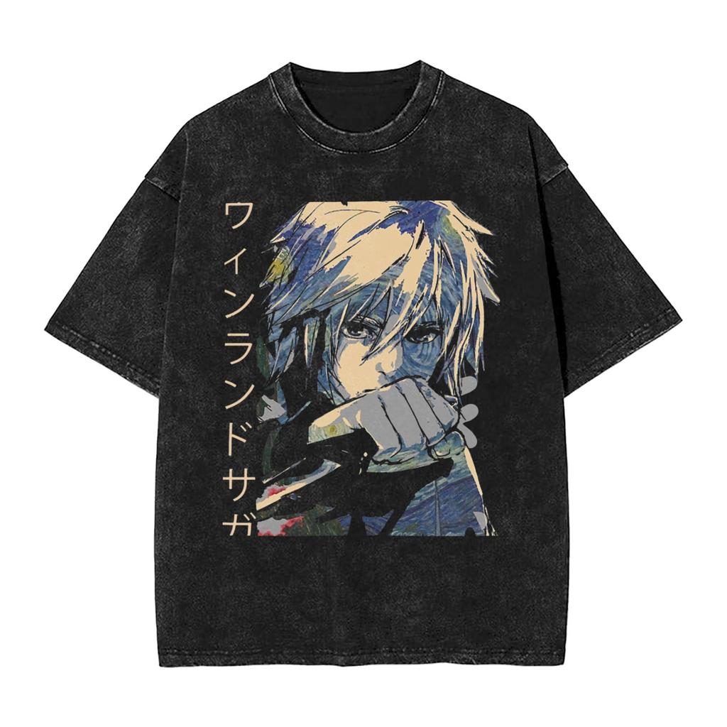 Vintage Veland Legend washed printed new men's T-shirt a fashionable men's graphic T-shirt