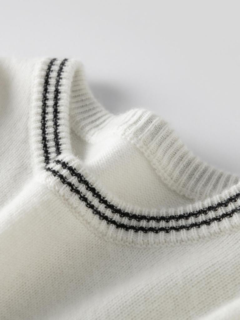 Women's Cashmere Knit Sweater - Autumn/Winter Loose Fit, Versatile Style