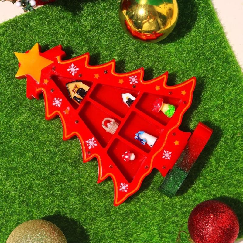 Christmas Tree Shaped Epoxy Resin Moulds Jewelry Box Molds for Storage Container