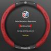 Carbon Fiber Buick Steering Wheel Cover for Regal, Excelle, GL8, and Envision - Universal Fit for All Seasons