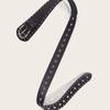 PU Leather Women's Waist Belt Studded Design Dress Jeans Waistband  Jeans Accessory