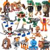 Neuer MOC-Stil Italienischer Tung Tung Sahur Italien Tralalero Tralala Bausteine Lustige Montagespielzeuge für Weihnachten Geburtstagsgeschenke