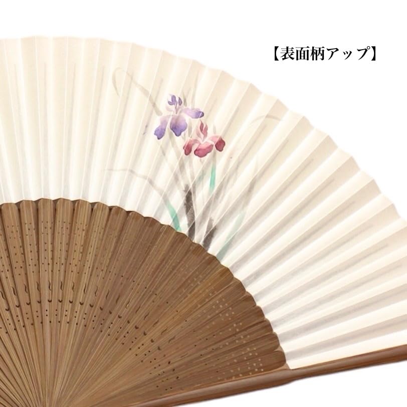 folding in A handcrafted paper fan for perfect for personal use or as a Comes with a simple 20cm x when Kyoto-style fan, hand-painted Kyoto, Japan.