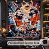 Personalized Wall Tapestry,Haikyuu Custom Printed Name, Fabric Wall Art For Indoor Room Backdrop
