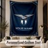 Custom Text Tapestry Lazio FC Print Wall Tapestry Indoor Living Room Wall Decor