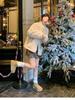 2025 Women's Winter Faux Mink Fur Stand Collar Coat - Small Fragrance Style