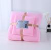 2PCS/Set Large Bath Towels Coral Velvet Bath Towels Lady Wearable Fast Drying Beach Spa Bathrobes Bath Towels Set