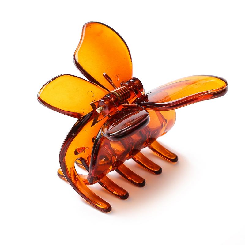 5.3cm Medium Size Butterfly Hairclaws  Hair Claw Crab Hairclips Summer Hairstyles for Girls and Women Headwear Waterproof Hair