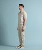 PANICALE Ivory Regular Slim Fit Twill Pants
