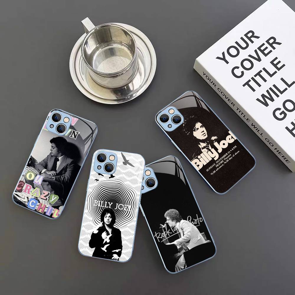 Singer Billy J-Joel Tempered Glass For Iphone 14 13 12 11 Pro Mini XS MAX 14Plus X XS XR Cover