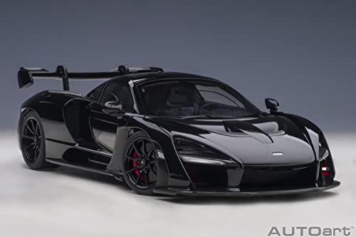 AUTOart 1/18 Scale McLaren Senna Black Finished Model 76076