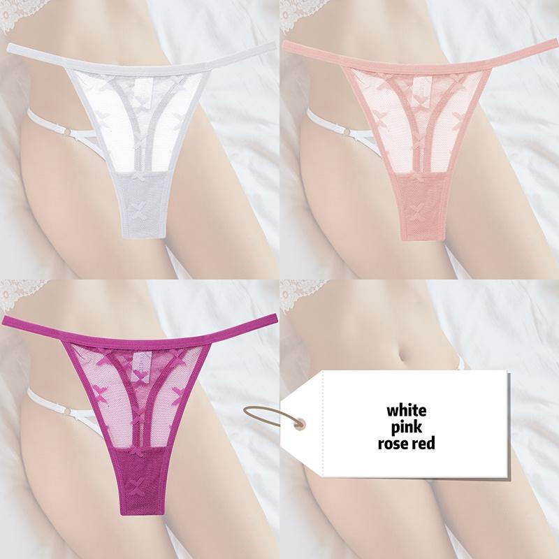 

3 шт./компл., кружевные трусики-стринги, женские трусики-стринги с цветочным принтом, S-XL, женское нижнее белье для девочек, прозрачное нижнее белье XL