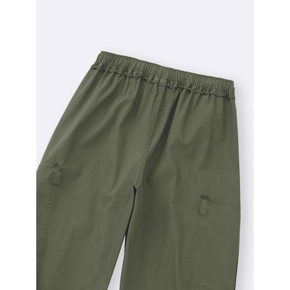 Gu By Uniqlo Cargo Barrel Ankle Pants+ec  Short Length 57.0 Cm 