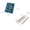 Nine link series puzzle set with 8-piece metal buckle and detachable Buckle adult stress relief toy gift