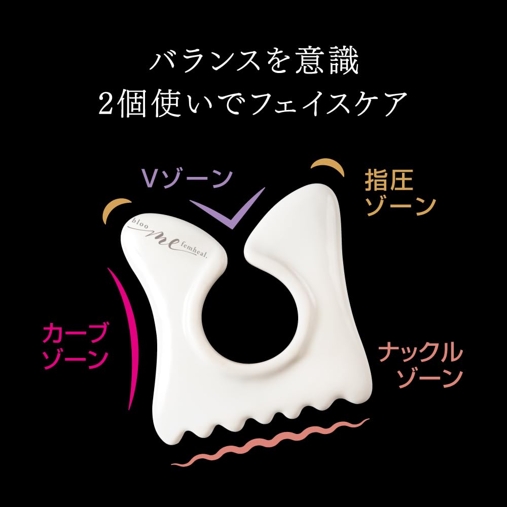 Alphax Kassa-Platte Massage Gesicht und Körper Bloom Me Keramik Energie Doppel