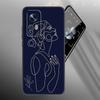 Abstract Art Line Phone Case For Xiaomi Mi 10T 11i 11T Note 10 11 Lite NE F1 POCO F3 M3 X3 GT NFC M4 X4 Pro 5G Soft Black Cover