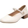 ZHR AH506 Women's Elegant Block Heel Mary Jane Shoes