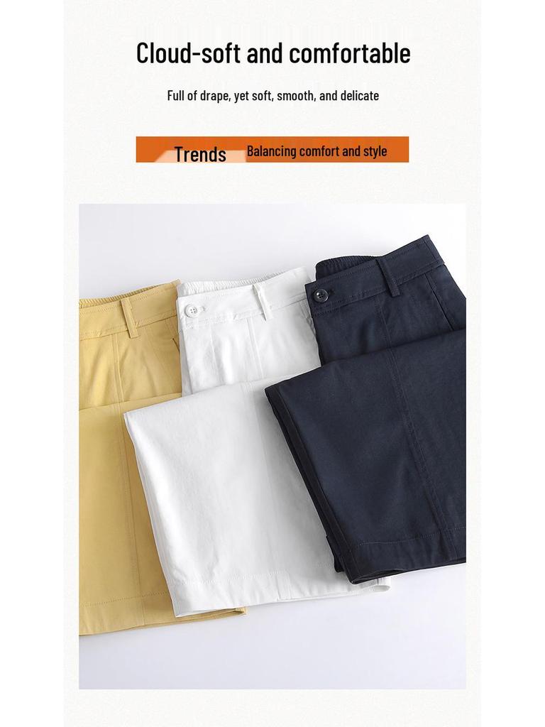 Sickle Spring/Summer 2026 Women's Fashion: Versatile Cropped Wide-Leg Pants - Trendy, Loose, Casual Style