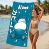 Customizable personalized beach towels Pokémon themed designs.Suitable for the beach, yoga, sports;ideal as beach accessories