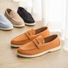 Fashion New Fashion Men Casual Shoes Handmade Leather Mens Loafers Elegantes Moccasins Slip on Man Flats Lightweight Male Driving Shoes