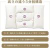 LOFTY Hotel Pillow with Reversible Supports Turning Fully Luxurious Hotel Comfortable Sleep Pillowcase Standard Pillowcase, Hotel-Quality, (Cotton