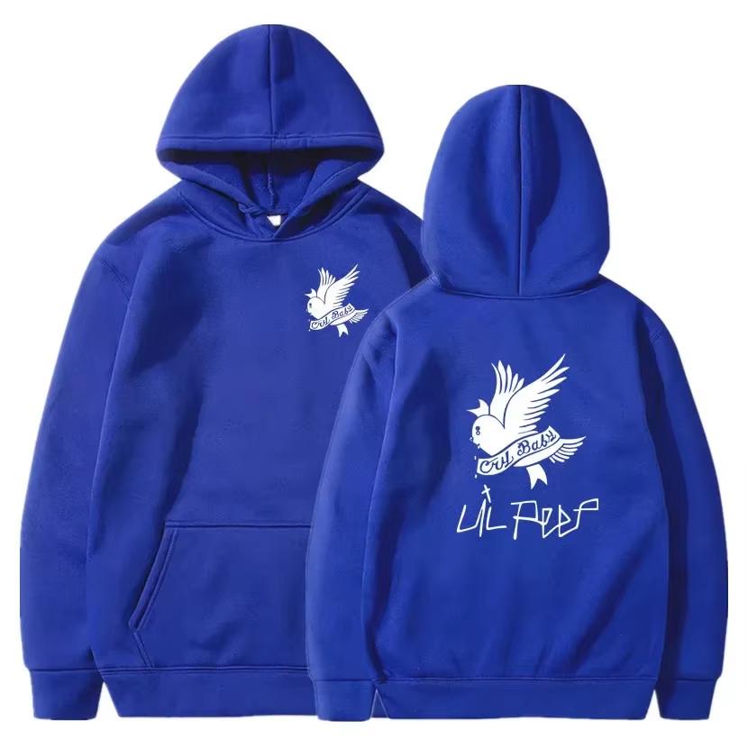Men's Lil Pup Printed Sports Hoodie Lil Love Women's+Full Hip Hop Street Fashion Autumn/Winter Hot Selling New Style 2025
