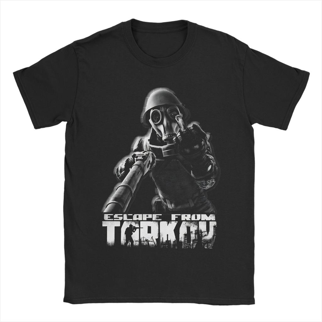 Unisexs Womens Escape From Tarkov Shirt Pure Cotton Graphic Tee Shirts Clothing Outfits