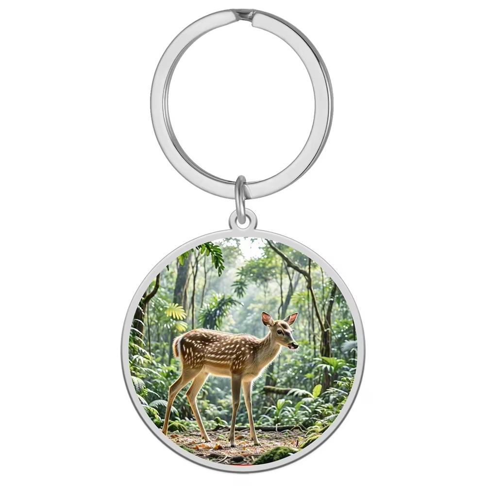 Family Couple Dog Pet Print Demand Photo Keychain Personalized Custom Valentine Gift For Women Men Mother Father Steel Key Ring