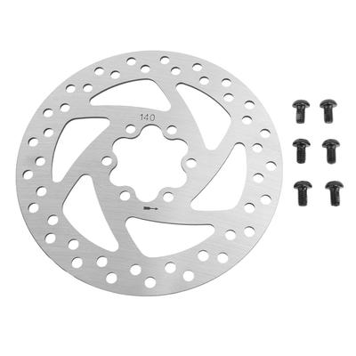 Electric Scooter Brake Disc 140mm Diameter 6 Holes Metal Scooter Brake Disc for Sealup Electric Scoo