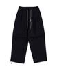 MAKEITTO Two Tuck Wide Parachute Cargo Pants_Black