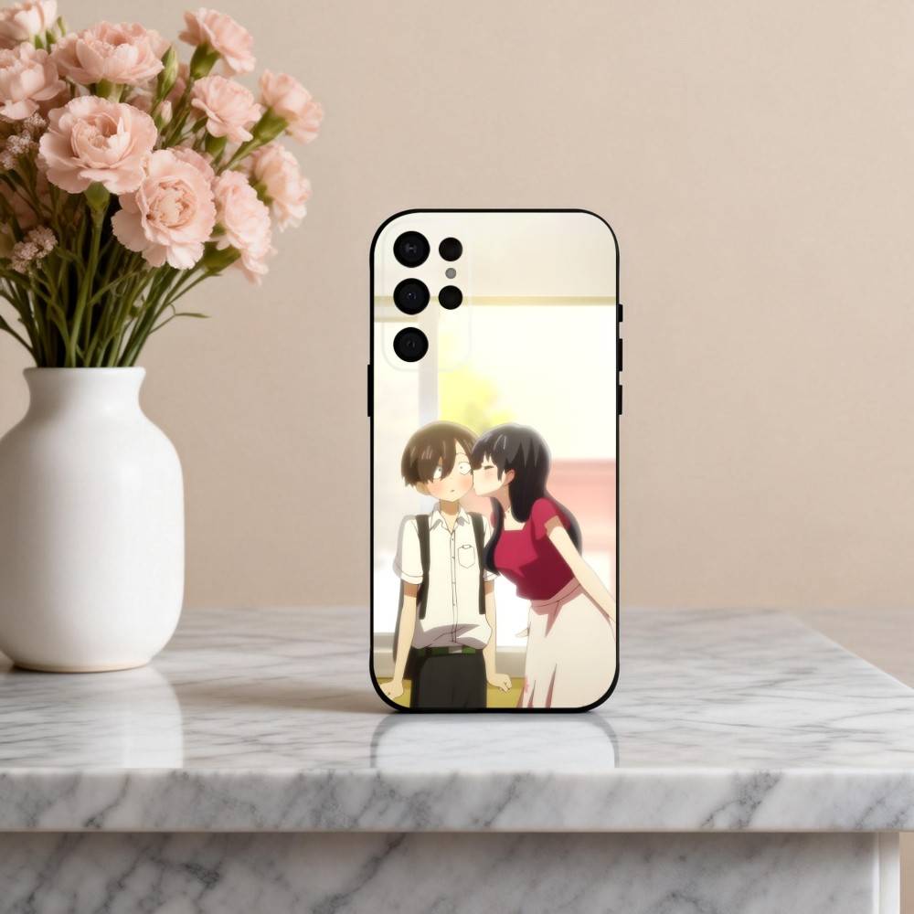 

Manga The D-Dangers in My H-Heart Phone Case For Samsung S25,24,23,22,30,21,10,9,Ultra,Plus,Lite,FE,4,5 G Soft Black Case Samsung S22ULTRA5G