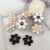 Electroplated Colorful Flower Mobile Phone Airbag Holder Magnetic Suction Back Sticker Stretchable Creative High-end Viewing Desktop