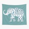 Arazzo Elefante Arazzo Bohemien Hippie Arazzo Estetico Mandala Mistico Appeso a Parete per Casa Soggiorno Camera da Letto Dormitorio