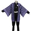Demon Slayer Akaza Upper Rank Three Cosplay Costume - Full Set with Long Sleeves