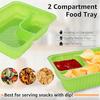 Nacho Trays | Perfect for Cheese Dip, Movie Nights & Carnival Parties, Snack Containers, Movie Night Snacks|Christmas, Halloween