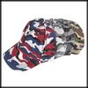 Camouflage Cap Hat for Outdoor Mountain CA872 [White Fang] Activities, Climbing, Walking, Fishing, Golf, Women, Men, (Red)