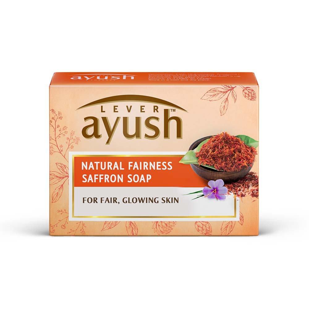 Мыло с Шафраном и Кумкумади (100 г), Soap Saffron & Kumkumadi Tailam,  Lever Ayush