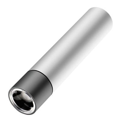 Rechargeable CREE XPE LED Torch Flashlight D02 Silver
