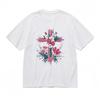 Women's Trend Soft Comfy Classic T-Shirt Mens Womens Tees Top Colorful Cross Floral 100% Cotton Tee