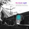 10W Wireless Car Phone Mount Holder for  iPhone 15/14/13/13 Pro/12 Pro Max/12 Pro/12/11/10 Series for Samsung Galaxy Series